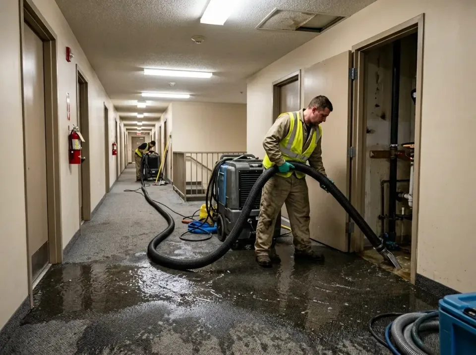 multi-unit-apartment-hallway-f-005 — frequently asked questions, Emergency Burst Pipe Water Extraction & Removal in Delhi Hi…